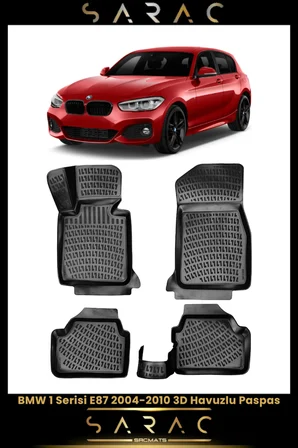 Bmw 1 Serisi E87 2007 Model Araca Özel 3d Havuzlu Paspas
