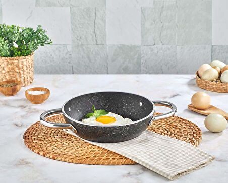 Granit Yumurta Tavası 20 CM Kahramanlar