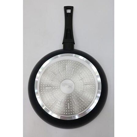 Teflon Tava 2li Set İndüksiyon Tabanlı Lacivert Renk 24+28 CM