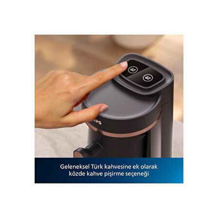 Philips Türk Kahve Makinesi 4 Fincan Kapasitesi Rosagold