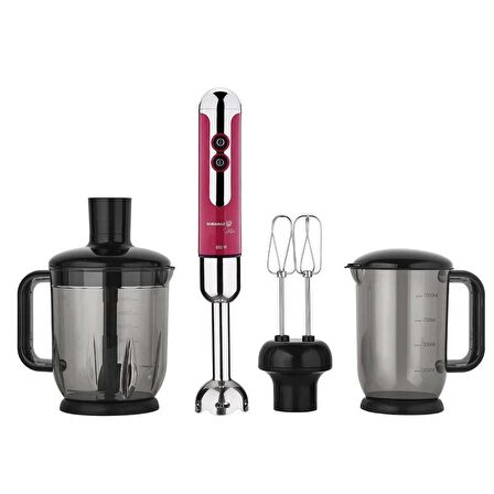 Korkmaz Blender Seti Fuşya Renk