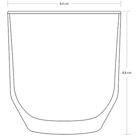 Viski Bardağı 6 lı 300 CC