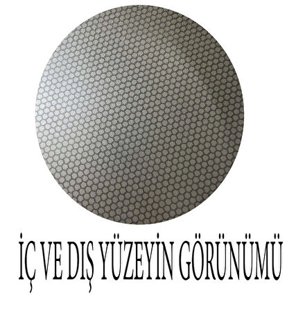 Mehtap Teflon Tava Seti 32 CM Ve  28 CM Petek Desenli 2 MM