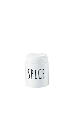 Porselen 4lü Baharatlık Vakum Kapaklı Hava Almaz Pepper Spice Salt Kavanoz Seti