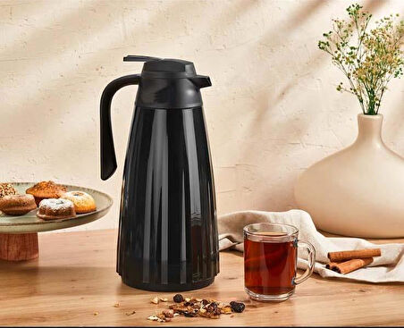 Cam Termos 1,5 Litre Sıcak Soğuk Termos Renkli