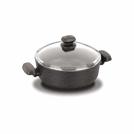 Korkmaz Ornella 24 cm Kısa Tencere A1843