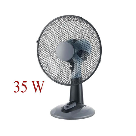 Altabi Masa Üstü Vantilatör 35 W 3 Kademeli Vantilatör 12 İnch