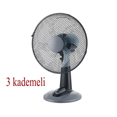Altabi Masa Üstü Vantilatör 35 W 3 Kademeli Vantilatör 12 İnch