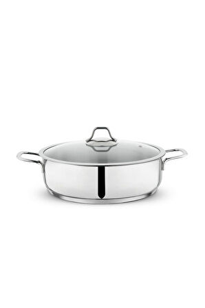 Held 24 CM Çelik Tencere Takımı Derin Tencere-Basık Tencere-Çelik Tava Sc ha fer