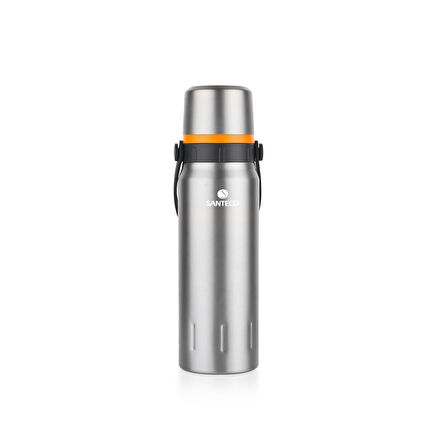 Çelik Termos 1200 ML İnox ve Plastik Katlanır Sehpa