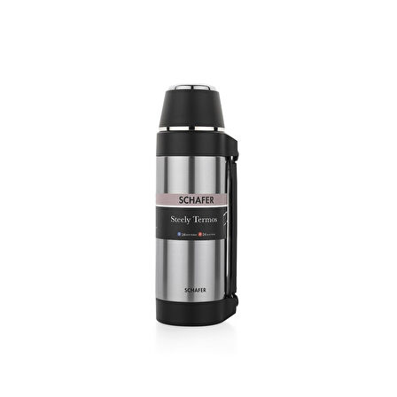 Çelik Termos 1500 ML İnox Renk ve Kamp Sehpası Katlanır Model