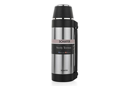 Çelik Termos 1500 ML İnox Renk ve Kamp Sehpası Katlanır Model