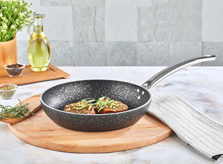 Granit Tava 22 CM ve Yağdanlık