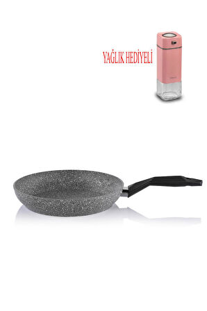 Cory Granit Yanmaz Yapışmaz Tava 26 CM ve Yağdanlık