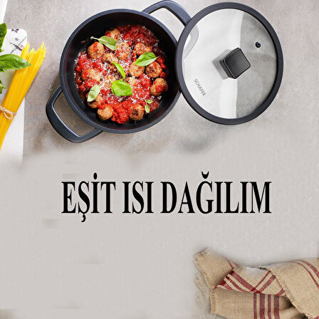 Schafer Hektor Döküm Mini Tencere 18 CM