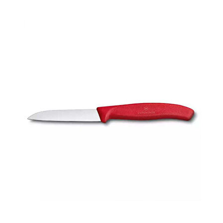 Victorinox Kırmızı 11 CM Tırtıklı Domates Sebze Bıçağı ve 8 CM Düz Bıçak