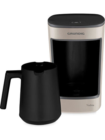 Grundig Türk Kahve Makinesi 5 Fincan Kapasitesi Krem