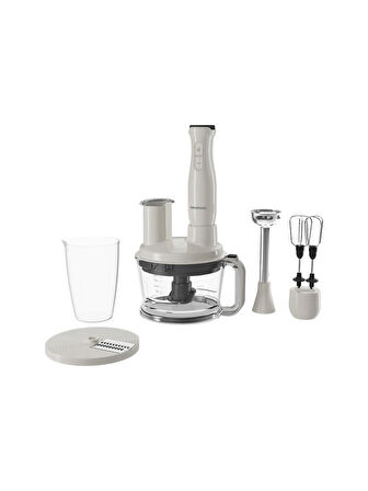 Grundig Blender Seti 1500 W Krem Renk