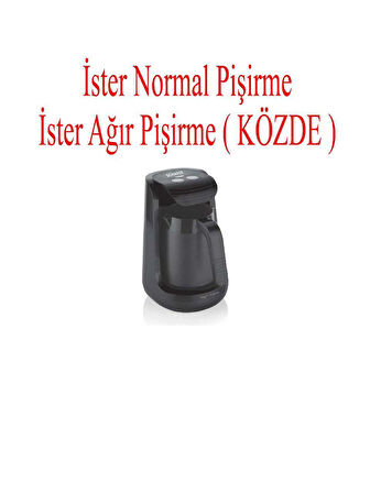 Çay Makinesi Çelik Gövde Hom end Cam Demlik ve Schafer Türk Kahve Makinesi