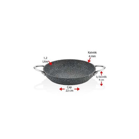 Granit Sahan 22 CM İndüksiyon Tabanlı