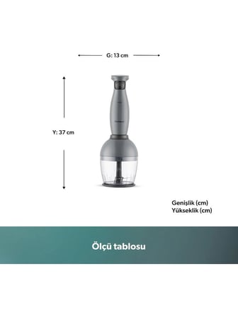 Handmaid Blender Set Antrasit 1967H Hom end
