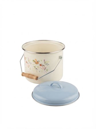 Cemre Emaye Bakraç Yoğurt Tenceresi 22 CM 5 Litre