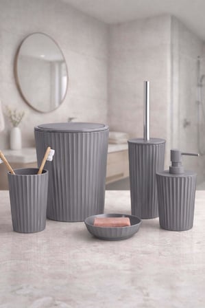 Ridge 5li Banyo Seti Gri Renk 