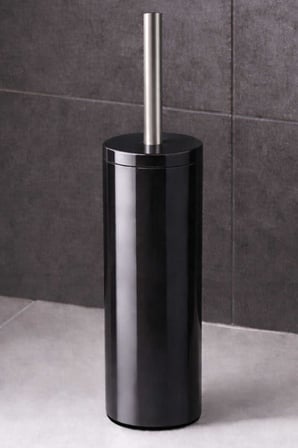 Cigo Wc Tuvalet Fırçası Siyah Metal