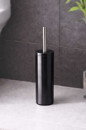 Cigo Wc Tuvalet Fırçası Siyah Metal