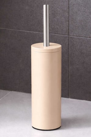 Cigo Wc Tuvalet Fırçası Bej Renk Metal