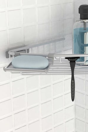 Paloma Tekli Alüminyum Banyo Rafı – Paslanmaz ve Fonksiyonel Çözüm