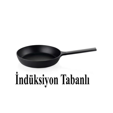 Schafer Cast Pro Döküm 26 CM Basık Tencere ve Tava - Siyah İndüksiyon Tabanlı