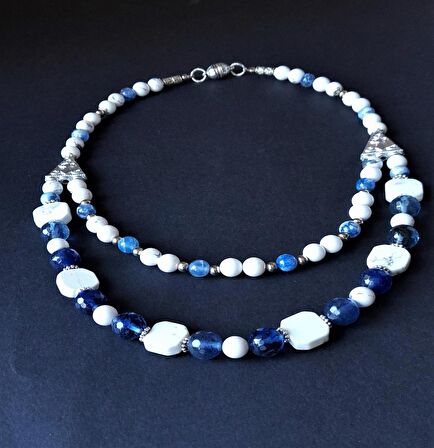 Havlit Kuvars Kolye Bileklik Seti