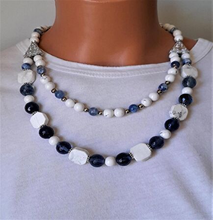 Havlit Kuvars Kolye Bileklik Seti