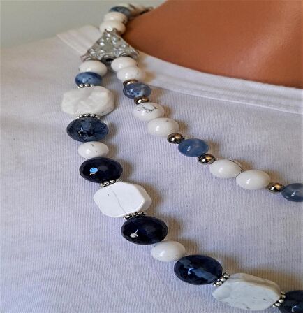 Havlit Kuvars Kolye Bileklik Seti