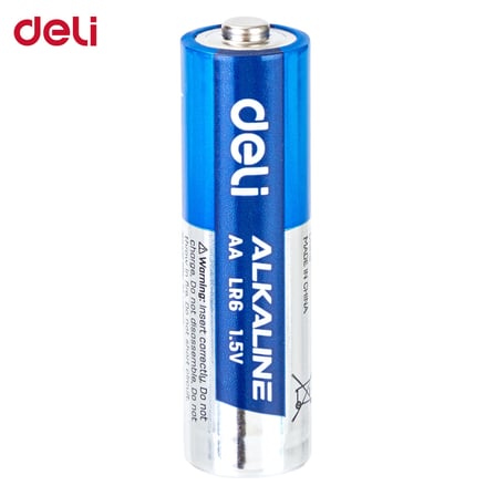 Deli Alkalin Pil Aa/Lr6 5Li Paket Uzun Ömürlü, 10 Yıl Enerji Koruma, Cıva