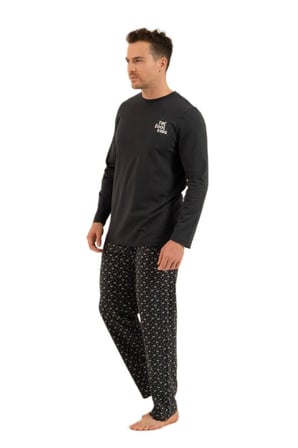 Arnetta Erkek Lacivert Pijama Takımı 3821-S 