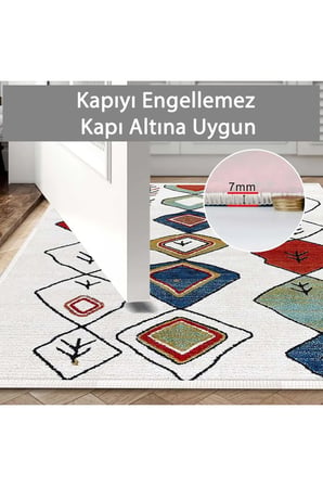 Banyo Paspası, Yumuşak Banyo Halısı, Kaymaz Dot Tabanlı, Yıkanabilir - 60x100