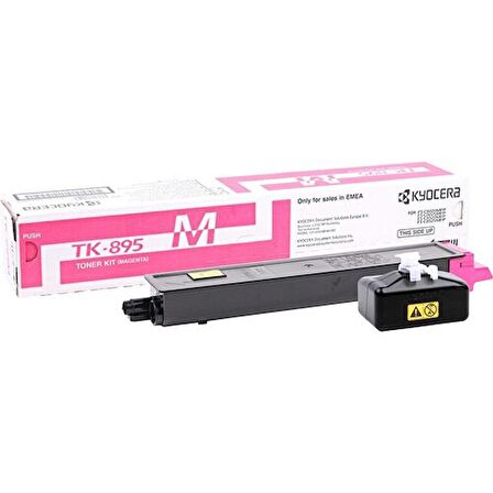 Kyocera Mita TK-895 Kırmızı Spot Orjinal Toner FS-C 8020-8025-8520-8525