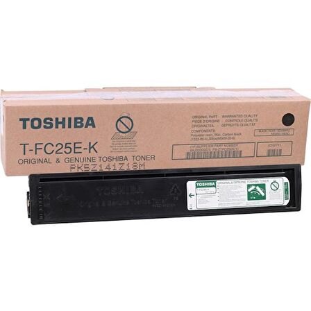 Toshiba T-FC25EK Siyah Spot Orjinal Toner E-Studio 2040C-2540C-3040C-3540C-4540C