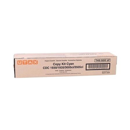 Utax Cdc-1930-1935 Triumph Adler Dcc-2930-2935-3005Ci Mavi Spot Orjinal Toner