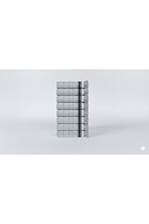 Özdilek Halat Desenli Peştamal 50x90 Cm El-Yüz Havlusu 8'li Gri