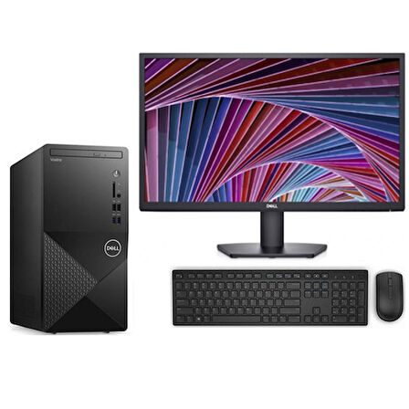 Dell Vostro 3910MT Intel Core I5 12400 8GB 1TB + 1TB SSD Windows 10 Pro 21,5" Masaüstü Bilgisayar N7519VDT3910MW07