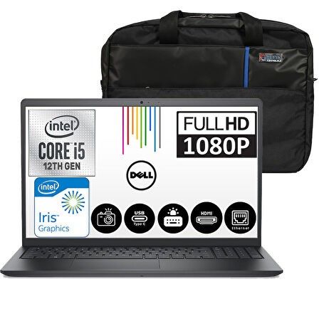 Dell Vostro 3520 Intel Core I5-1235U 32GB 1TB SSD 15.6" Fhd Ubuntu Taşınabilir Bilgisayar N1235VN3520EMEAU11 + Zetta Çanta