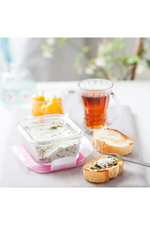 Fresco Kare Saklama Kabı - 400 ml
