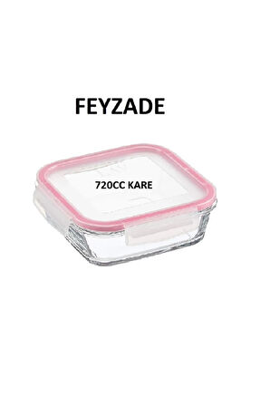 Frs 247 Cam Saklama Kabı 14x14x6.5 Cm