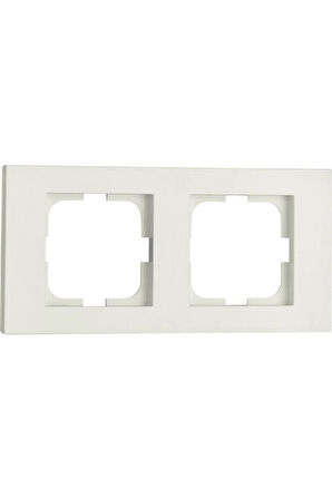 12 Adet Grano Beyaz İkili Çerçeve 12 Adet