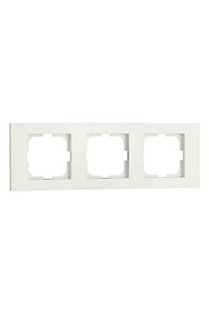 12 Adet Grano Beyaz Üçlü Çerçeve 12'li Paket/set