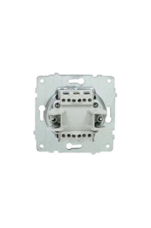 12 Adet Ovivo Grano Beyaz Zil Anahtarı Light Çerçeve Hariçtir