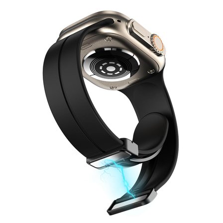 Gpack Apple Watch 4 5 uyumlu 44mm Kordon Ayalanabilir Mıknatıslı Mat Silikon KRD84